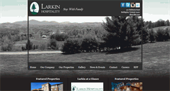 Desktop Screenshot of larkinhospitality.com