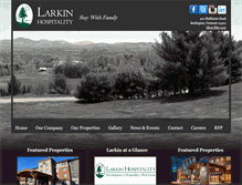 Tablet Screenshot of larkinhospitality.com